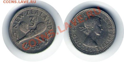 >L< Новая Зеландия 3 пенса 1958 до 6.05.12 20:00 - Новая Зеландия_3_пенса_58