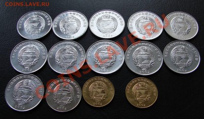 Наборы иностранных монет, 29 стран, ходячка, в основном унц - Корея Северная 2