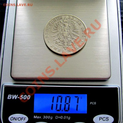 J07 AG 2 марки 1876 Саксония до 06.05 в 22°° - J07 2 Mark Saxony 1876_3