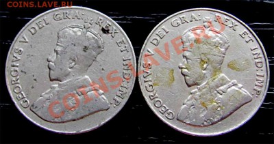 J09 Канада 5¢ 2 шт. 1928, 1932 до 07.05 в 22°° - J09 5c Canada 1928, 1932_2