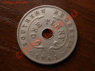5Южная Родезия Брит. 1 пенни 1941 до 04.05.12 в 21.00 М - IMG_9573