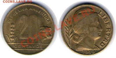 >L< Аргентина 20 сентав 1949 до 6.05.12 20:00 - Аргентина_20_сентав_49