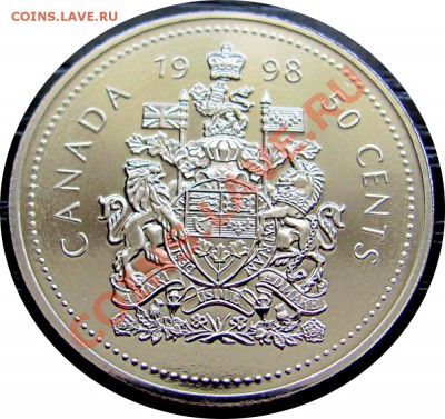 J20 Канада 50¢ 1998W Proof-Like до 09.05 в 22°° - J20 50с 1998_2