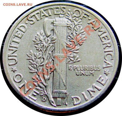 J22 США 10¢ 1939D VF-XF до 09.05 в 22°° - J22 10c USA 1939_2