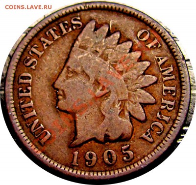 J24 США 1¢ 1905 до 09.05 в 22°° - J24 1c USA 1905_1
