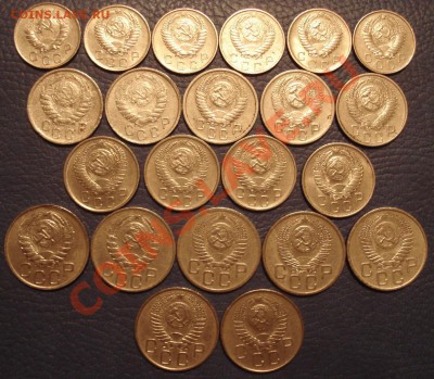 10к  15к 20к  1940--1957гг     22штуки - Набор 10_15_20 коп_2