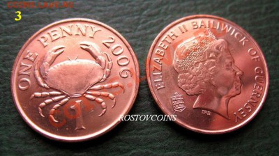 опт и розница - 03 Гернси 1 пенни 2006 г. UNC Крупный портрет = 15 руб. (от 5 шт. по 13.50 руб.).JPG