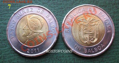 опт и розница - 07 Панама 1 бальбоа 2011 (биметалл) UNC = 100 руб. (остаток 2 шт.).JPG