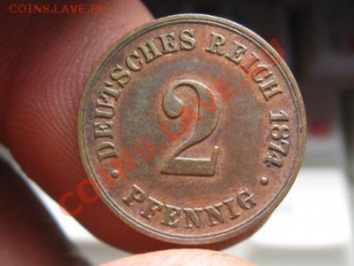 2 Пфенинга 1874. г.Оценка. - IMG_0528.JPG