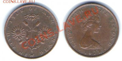 >L< О Мен Британ полпенни 1971 до 9.05.12 19:00 - О Мен Британ_полпенни_71