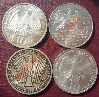 10 марок 1994 -2000 гг серебро - S6301372.JPG