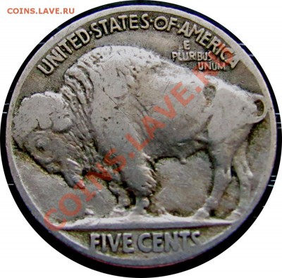 J41 США 5¢ 1919 Buffalo Nickel до 10.05 в 22°° - J41 USA 5c Buffalo 1919_2