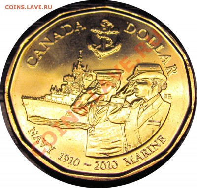 J43 Канада 1$ 2010 Морской флот UNC до 10.05 в 22°° - J43 Navy 1$ 2010_2