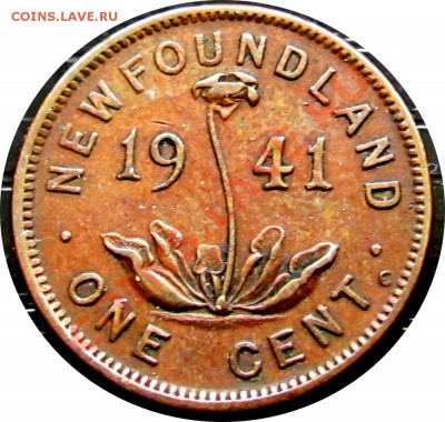 J49 Ньюфаундленд 1¢ 1941 до 11.05 в 22°° - J49 NFLD 1c 1941_1