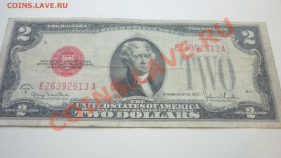 1  и 2 долларовые купюры США. Недорого. Постояные обновления - P1070264.JPG