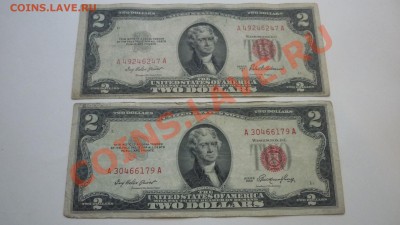 1  и 2 долларовые купюры США. Недорого. Постояные обновления - P1070262.JPG