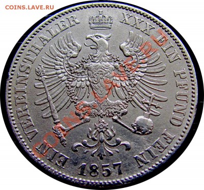 I96 AG Талер 1857 Пруссия до 11.05 в 22°° - I96 Thaler Preussen 1857_2