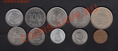 10 монет стран Азии 2 до 09.05.2012 22-00 - Азия 02 а