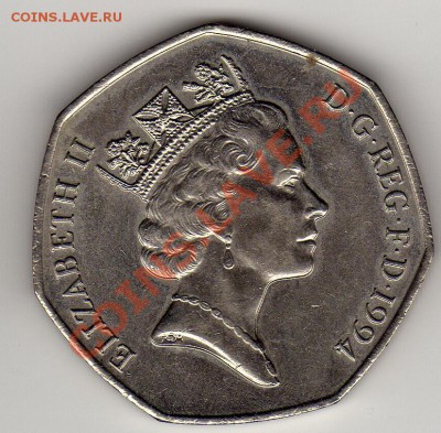 ВЕЛИКОБРИТАНИЯ 50 ПЕНСОВ 1994 ДЕНЬ Д ДО 10.05.12-22Ч (1964) - img075