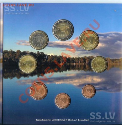 Набор Евро монет Эстонии в подарочном буклете. - collecting-coins-the-rest-modern-coins-2_800