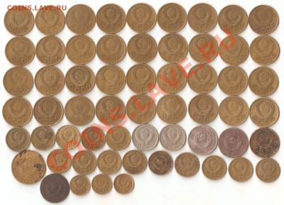 60 монет до 1961 г 1,2,3,5 коп до 10.05.12.  22.10 мск - Изображение 003