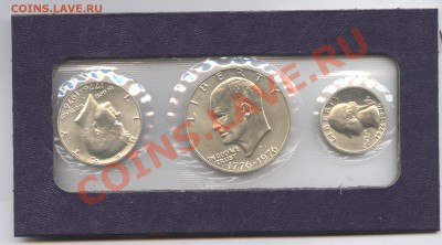 Набор США 1976 года.25,50ц и 1 доллар.До 10 мая12г.22-01 МСК - Изображение 2512