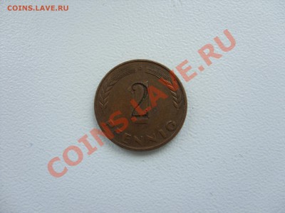 1 пфенниг 1949 с надчеканом. - 1 пф 1949 - 1