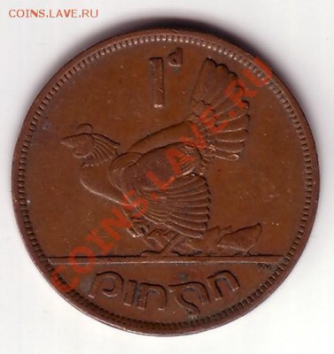 Ирландия 1 пенни 1942(курица) до 11.05.12 17:00 МСК - курица1