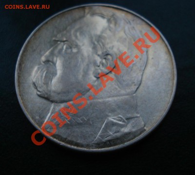 Польша,Ag Пилсудский 10zl 1936г. до 14.05.12 в 22.00 МСК - п2