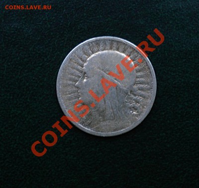 Польша,Ag Ядвига 2 zl 1933г. до 14.05.12 в 22.00 МСК - 2-2