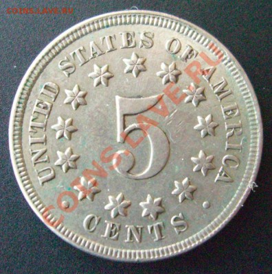 США, 5 центов 1868. Оценка. - 5 центов.JPG