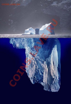 Монеты с ГОРАМИ (любых стран) - Iceberg_Ilulissat-1