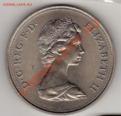 Великобритания крона 1972 Серебр.свадьба до 14.05-22ч (1886) - img144
