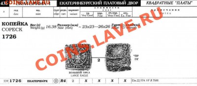 Медная копия: копейка-плата 1726 до 17.05.12, 22-00 - 1 копейка плата-каталог.JPG