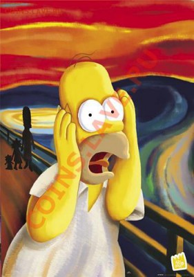 Картина «Крик» Эдварда Мунка - simpsons-the-scream-4900914