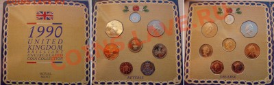 СССР и иностранщины, наборы и поштучно - GB-COINS-1990