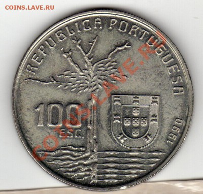 ПОРТУГАЛИЯ 100 ЭСКУДО 1990 КАШТЕЛУ БРАНКУ 17.05-22Ч (2081) - img284