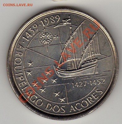 ПОРТУГАЛИЯ 100 ЭСКУДО 1989 АЗОРЫ ДО 17.05.12 В 22Ч (2315) - img262