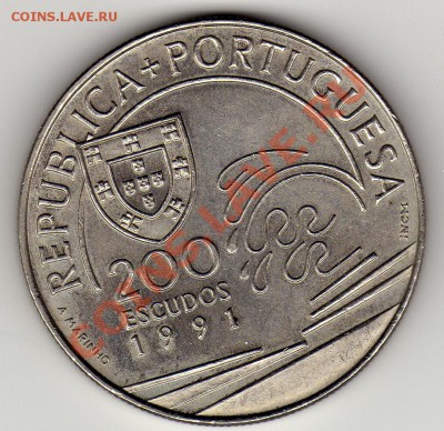 ПОРТУГАЛИЯ 200 ЭСКУДО 1991 КОЛУМБ ДО 17.05.12-22Ч (2299) - img301