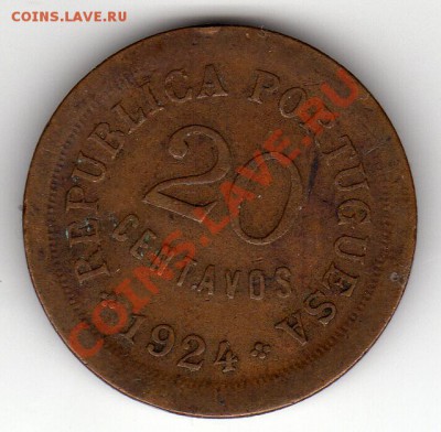 ПОРТУГАЛИЯ 20 СЕНТАВО 1924 ДО 17.05.12 В 22.00МСК (2107) - img308