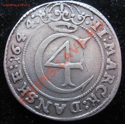 Дания 2 марки 1644г Серебро. - IMG_0003.JPG