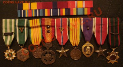 Медали США(мини) комплект,9 штук и колодка - DSC06070.JPG