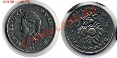 >L< Полинезия Франц 20 франков 1973 до 19.05.12 22:00 - Полинезия Франц_20_франков_73