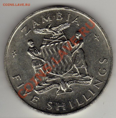 Замбия 5 шиллингов 1965 Независимость до 21.05.12-22ч (2473) - img431