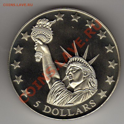 Либерия 5$ 2000 Статуя Свободы до 21.05.12-22ч (2473) - img393