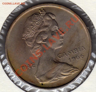 Гамбия 4 шиллинга 1966 Крокодил до 21.05.12-22ч (2451) - img394