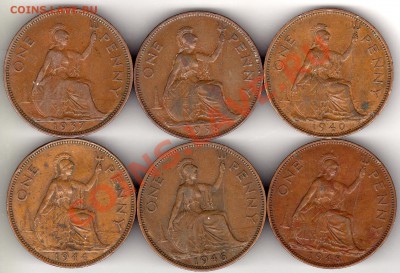 Великобритания пенни 1937-1948 (6шт.) до 21.05.12-22.00ч - img471