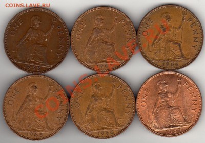 Великобритания пенни 1953-1967 (6шт.) до 21.05.12-22.00ч - img472