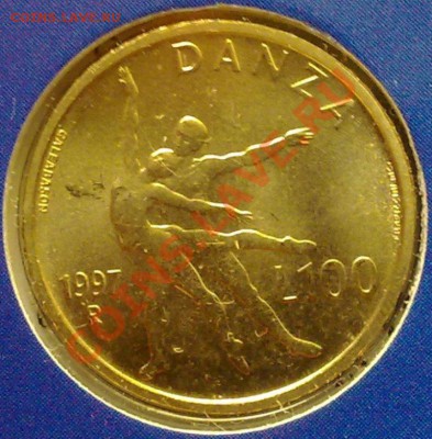Сан-Марино 100 лир 1997 "Балет" до 22.05 21.00 - С-М 100лир 1997-1