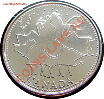 J58 Канада 25¢ 2002P Canada Day UNC до 23.05 в 22°° - J58 25c 2002p Canada Day_1